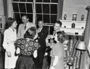 Party at Los Alamos, with Oppenheimer, World War 2